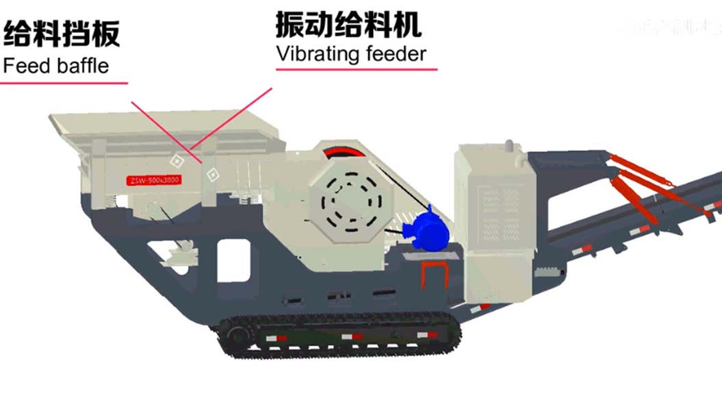 履帶(dai)式迻(yi)動破碎(sui)站組成(cheng)結(jie)構